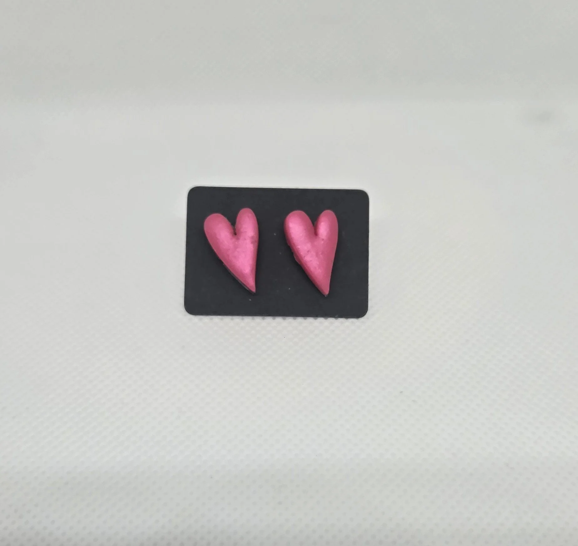 Dark Pink Oblong Heart