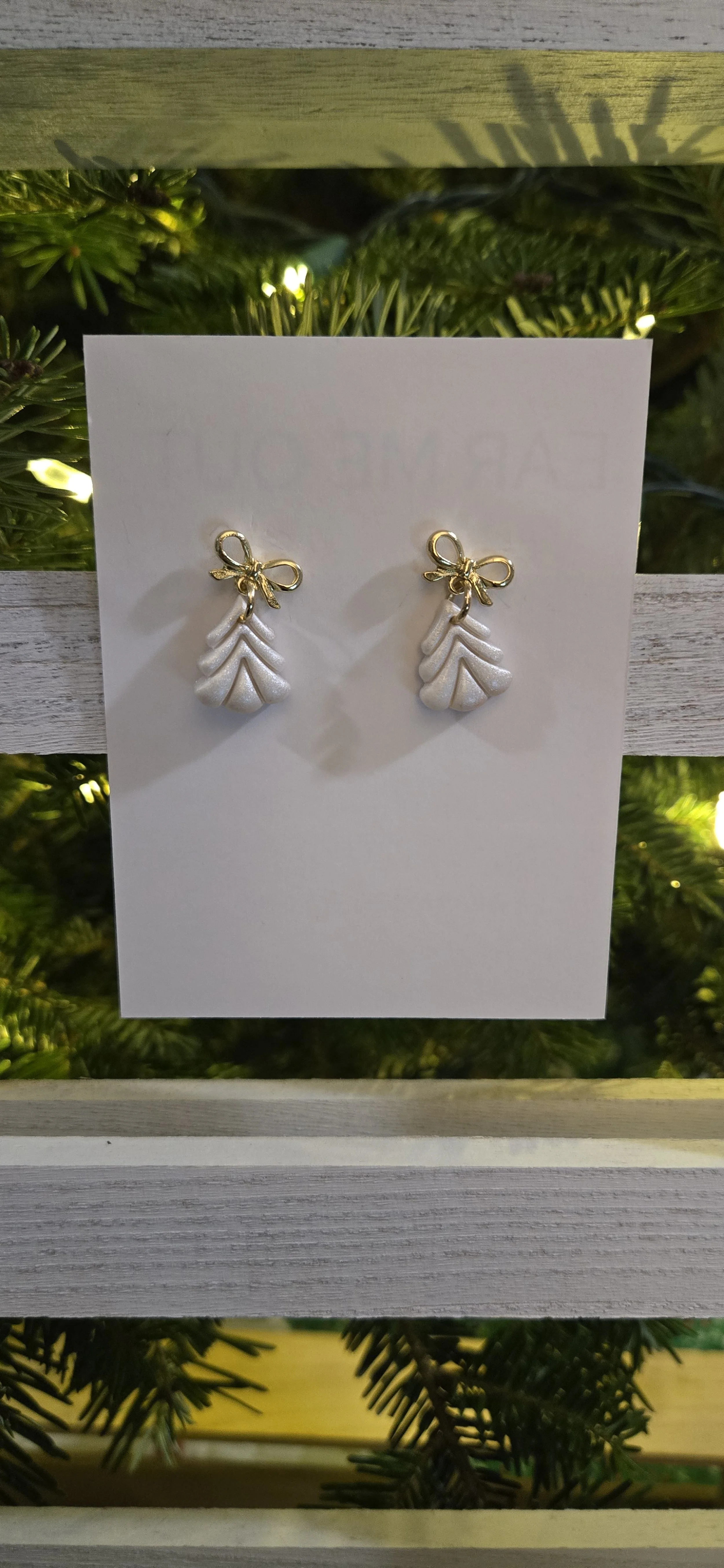 White Trees Gold Bows