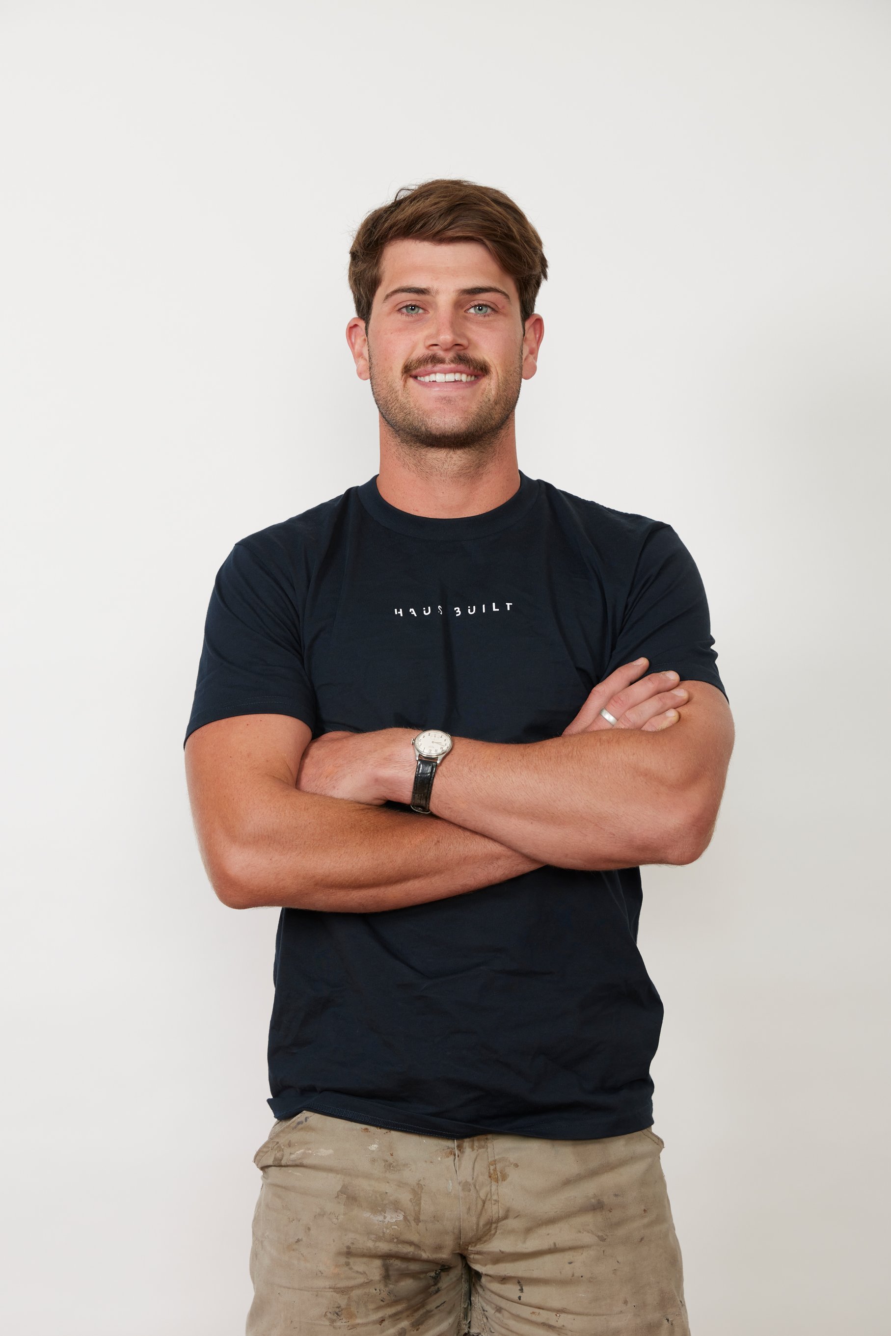 Haus Built Logo T Shirt Navy