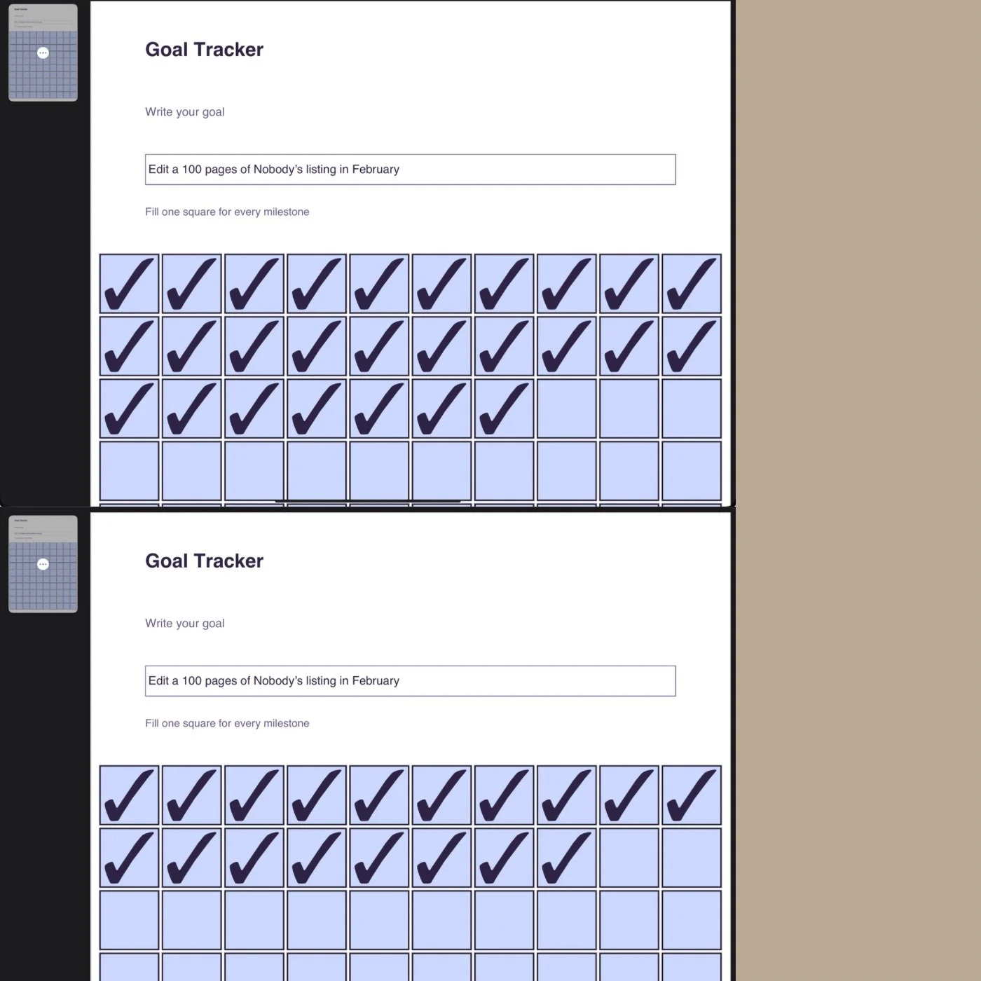 How I use the 100 Clickables PDF to finish big creative projects