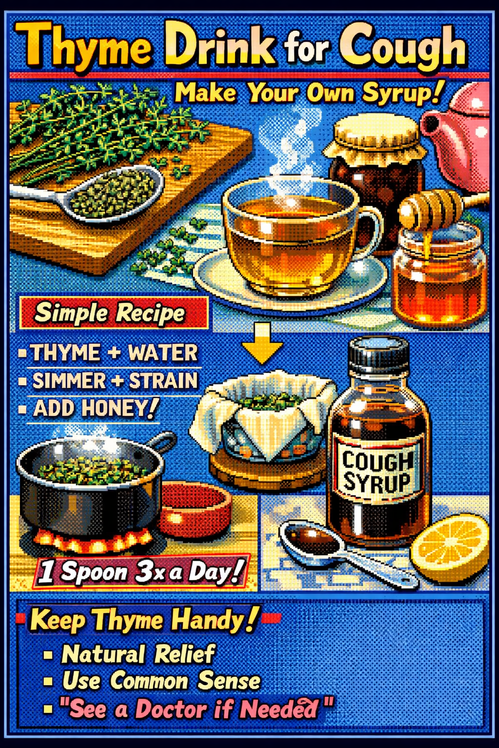 Thyme Drink for Cough