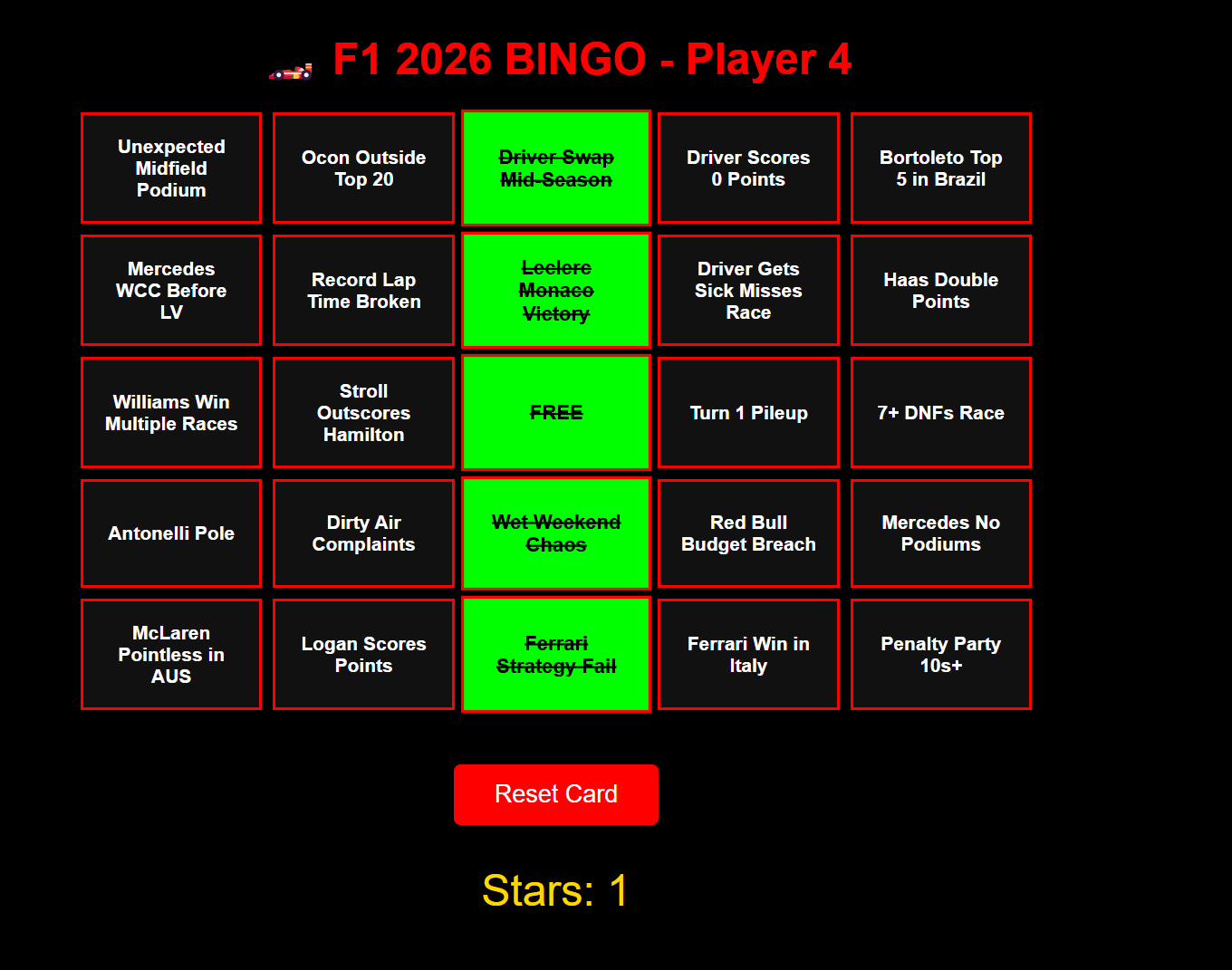 The perfect  game for every Formula 1 race weekend in 2026!