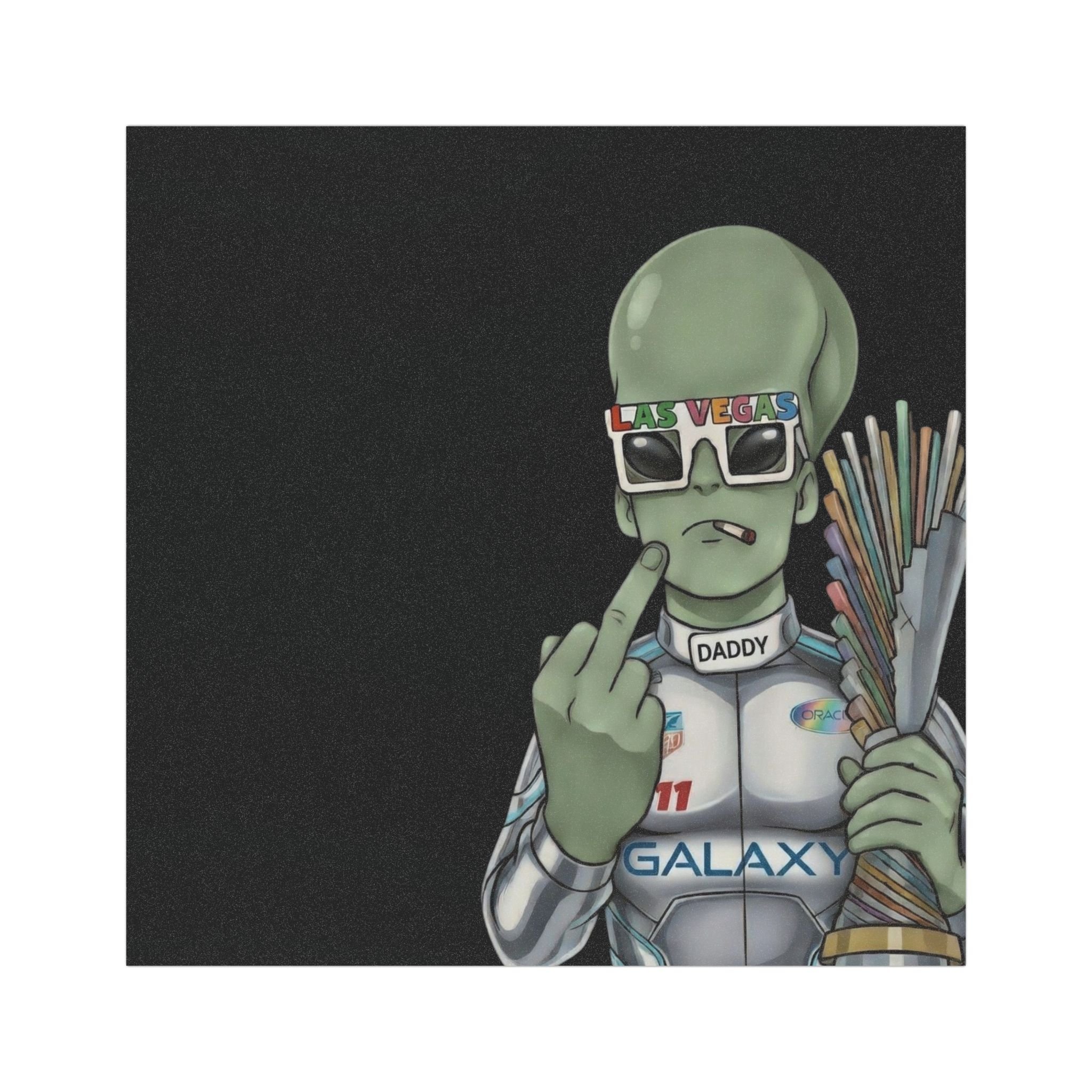 Alien Formula 1 Driver  Magnet