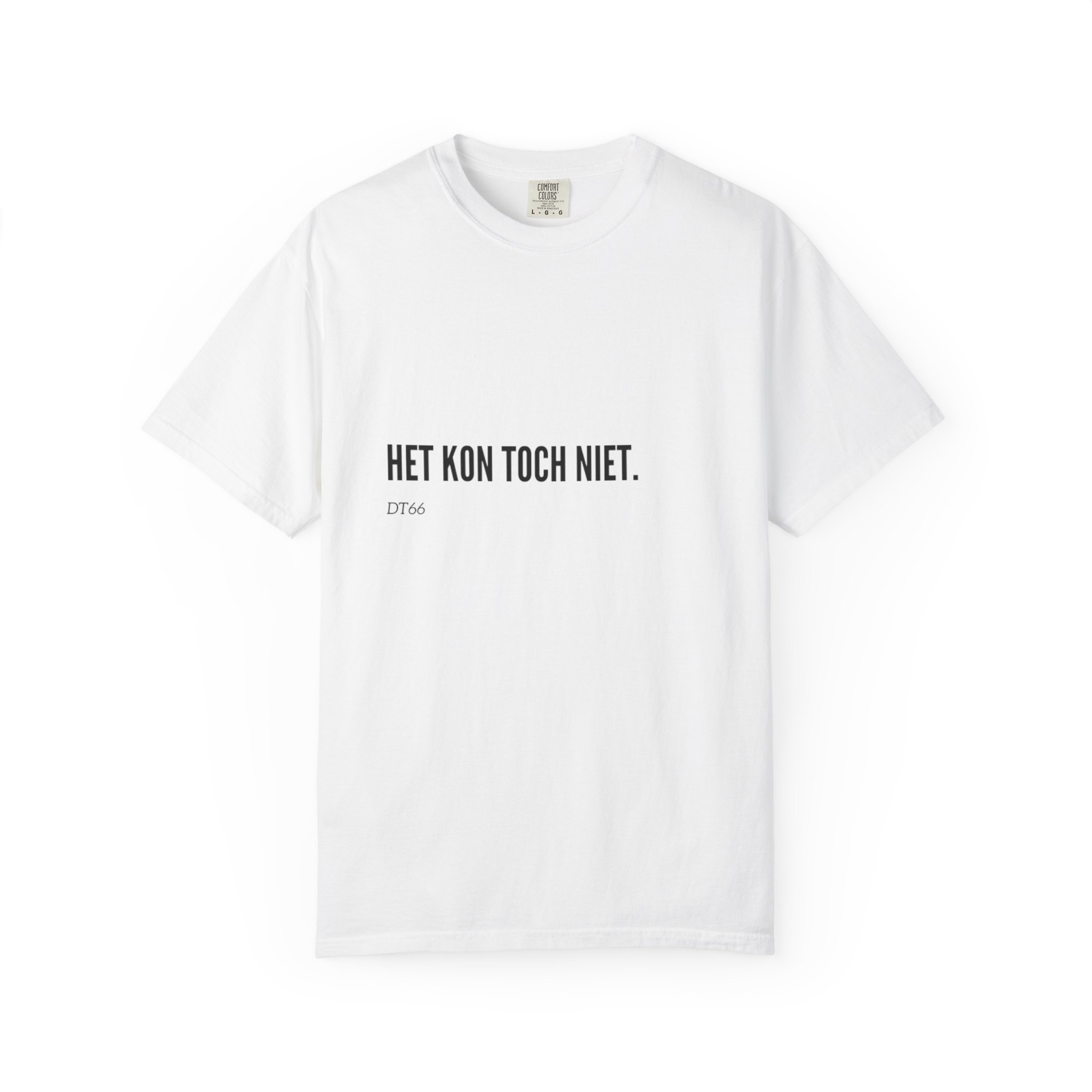 Het Kon Toch Niet T-shirt | DT66  Dutch Phrase Tee