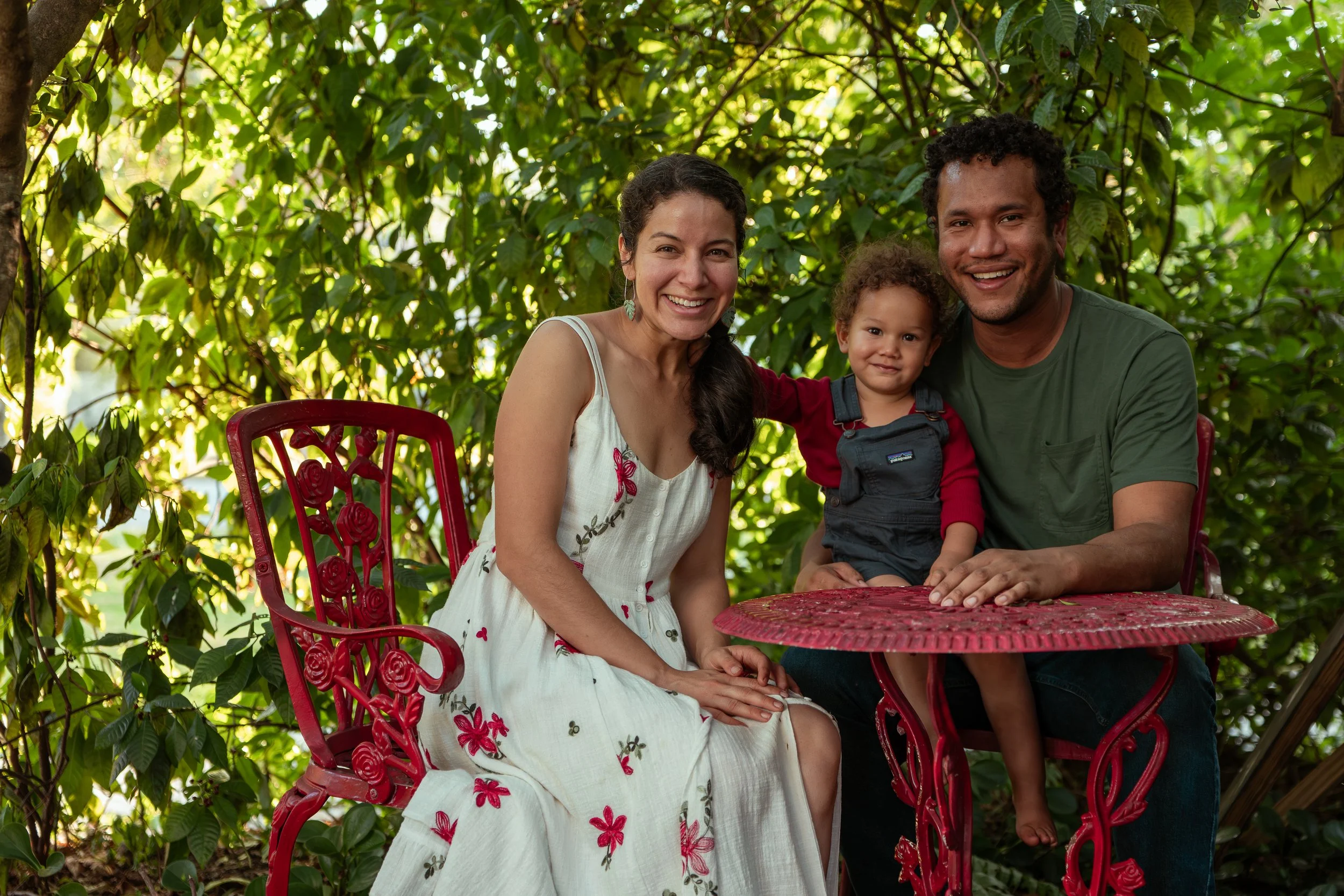 Mom and dad with child