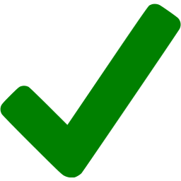 Green checkmark icon