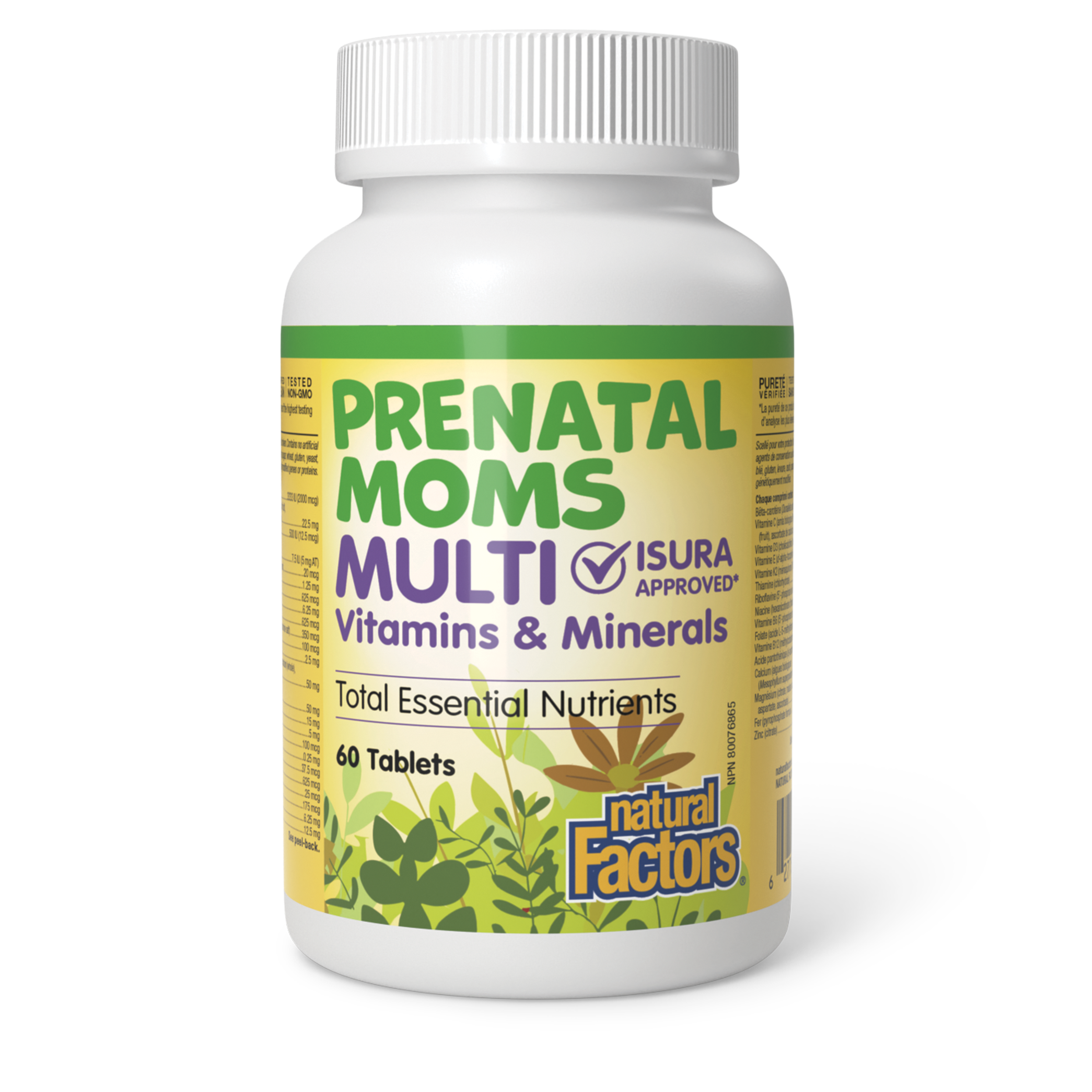 Natural Factors Big Friends Prenatal Moms Multi Vitamins & Minerals - 60 Tablets