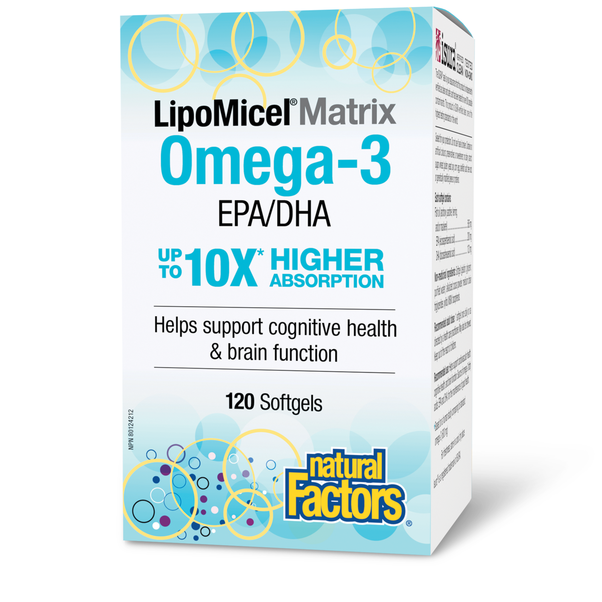 Natural Factors LipoMicel® Matrix Omega-3, 120sgls