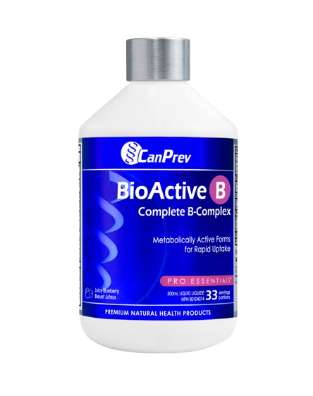 CanPrev BioActive B Complex – Liquid – Juicy Blueberry, 500ml