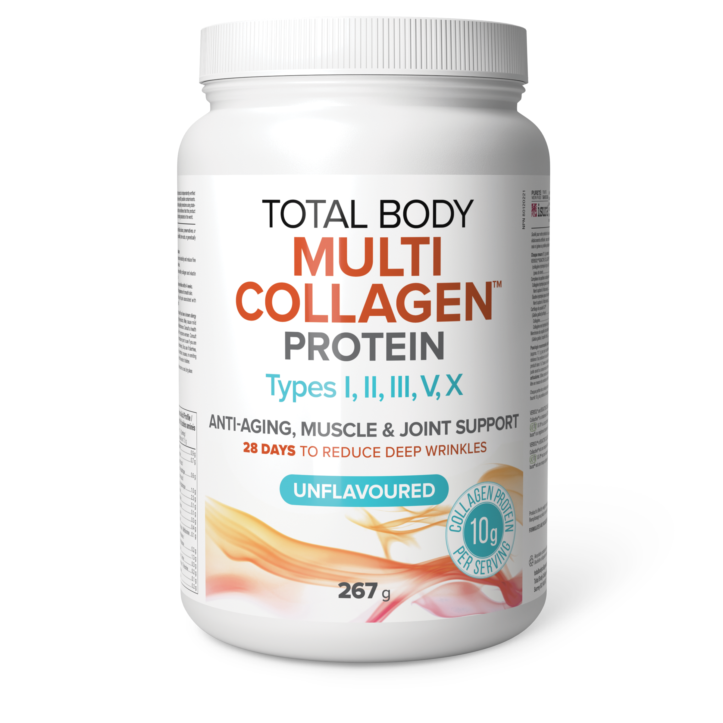 Natural Factors Total Body Multi Collagen Protein - 267g