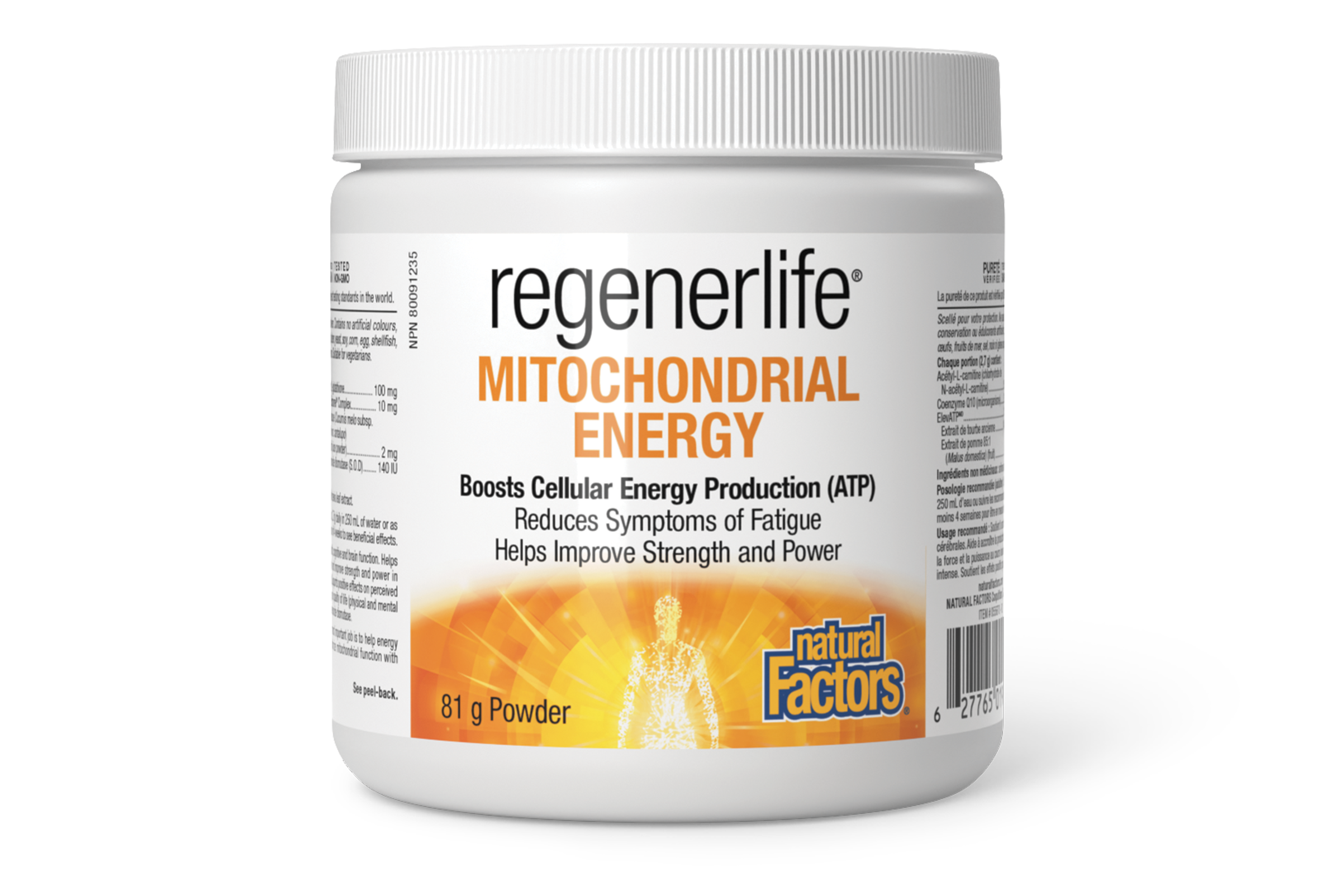 Natural Factors Regenerlife Mitochondrial Energy, 81g