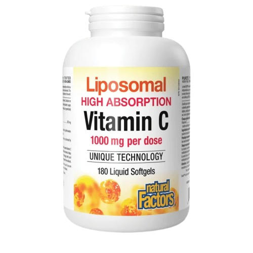 Natural Factors Liposomal Vitamin C 1000 mg, 180 Softgels