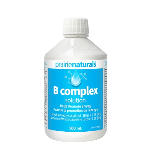 Prairie Naturals Liquid B Complex Solution – 500 mL
