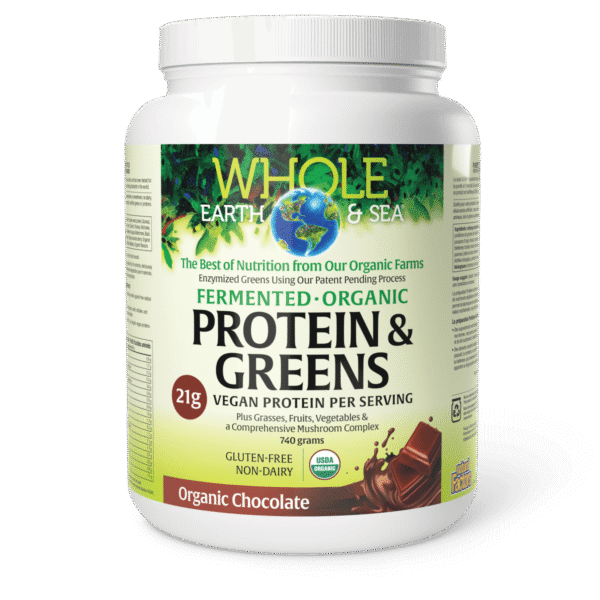 Whole Earth & Sea Protein & Greens - Organic Chocolate