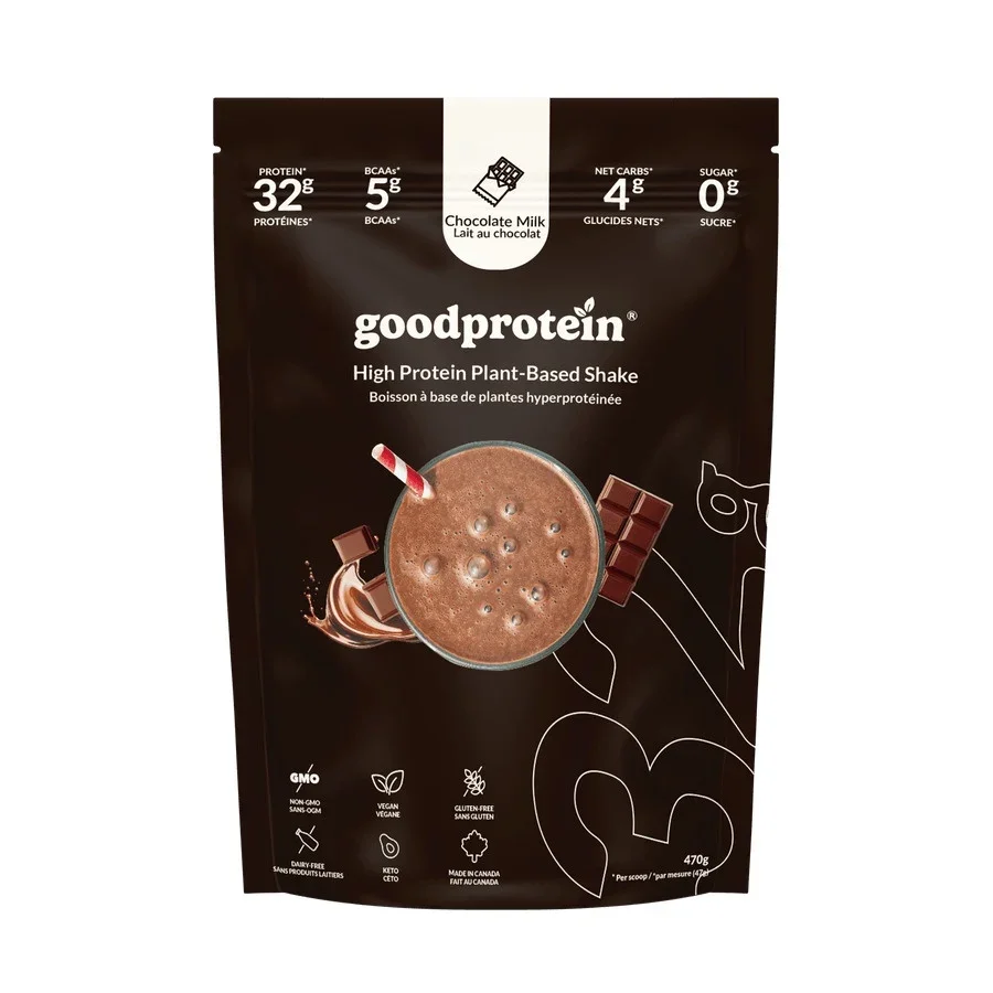 Good Protein High Protein Plant-Based Shake - Chocolate Milk, 470 Gram