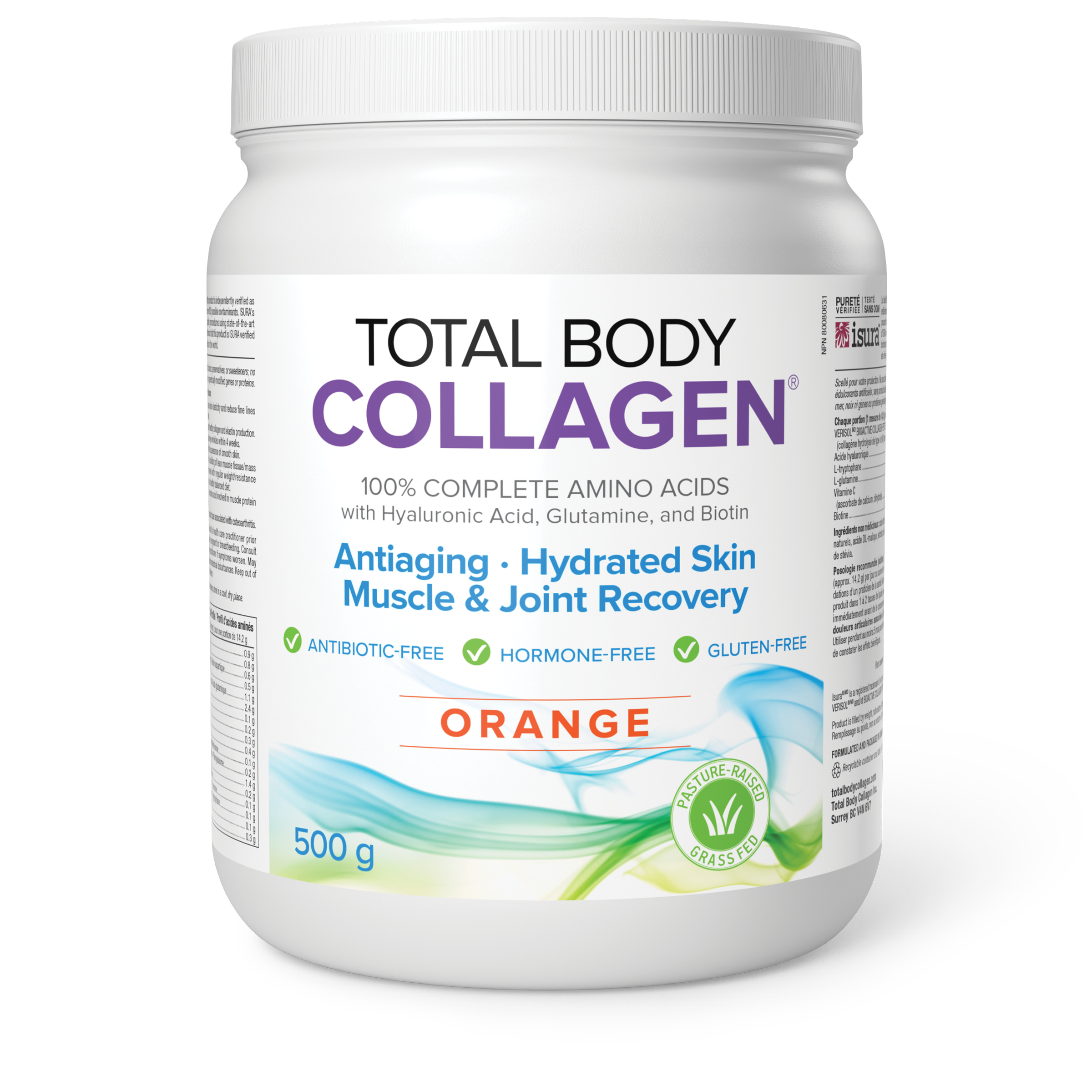 Natural Factors Total Body Collagen - Orange, 500g