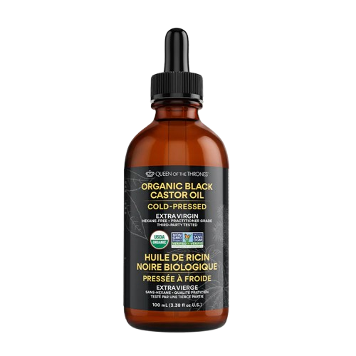 Queen of the Thrones Cold-Pressed Extra Virgin Organic Black Castor Oil