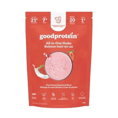 Good Protein All-in-One Shake - Strawberries & Cream, 440 Gram