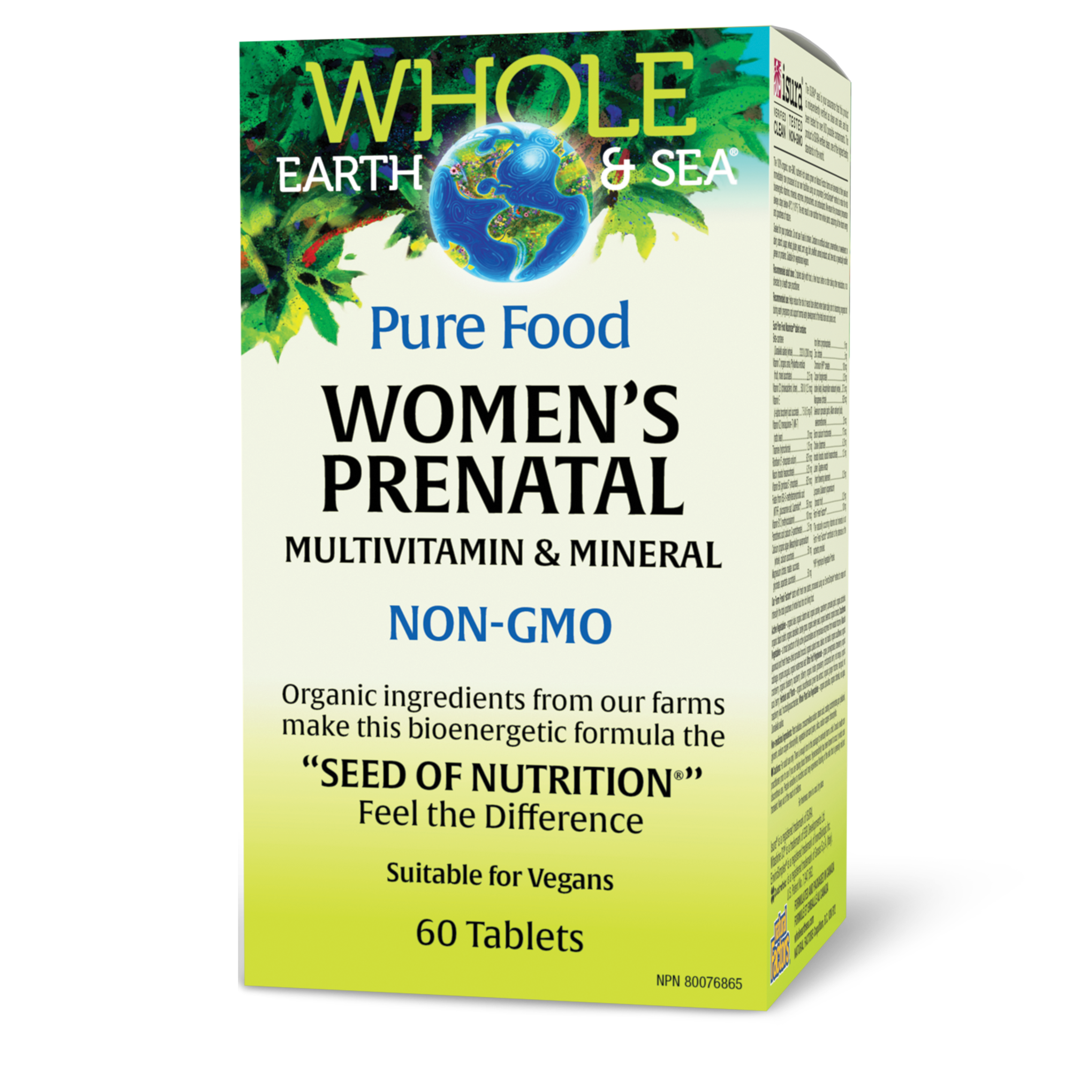 Whole Earth & Sea Pure Food Women’s Prenatal - 60 Tablets