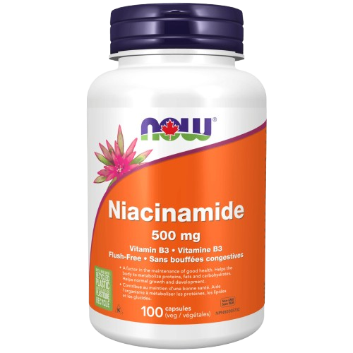 NOW Niacinamide 500 mg -100 VCaps