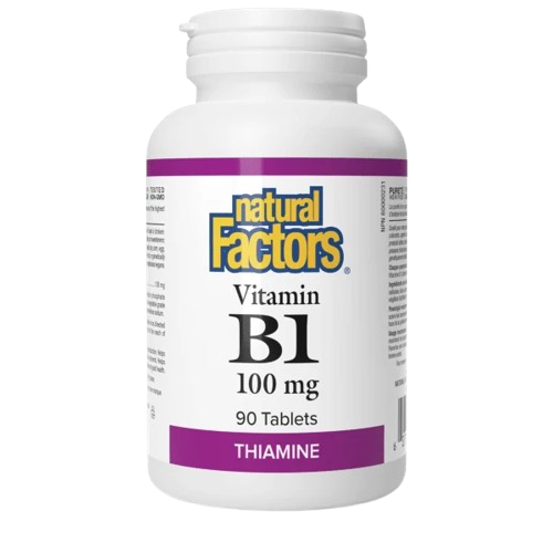 Natural Factors Vitamin B1 100 mg - 90 Tabs