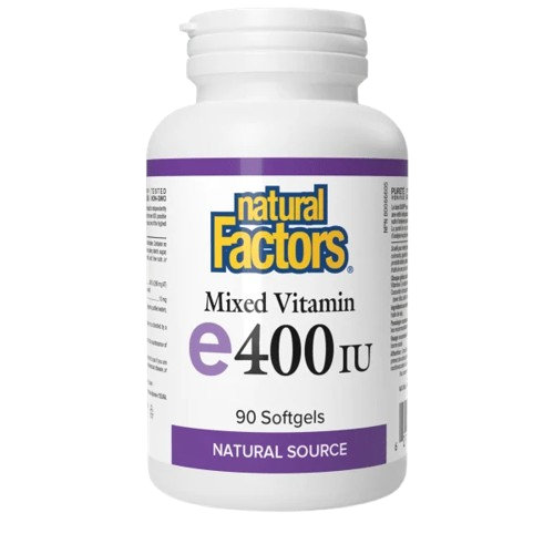 Natural Factors Mixed Vitamin E 400 IU, 90Softgels