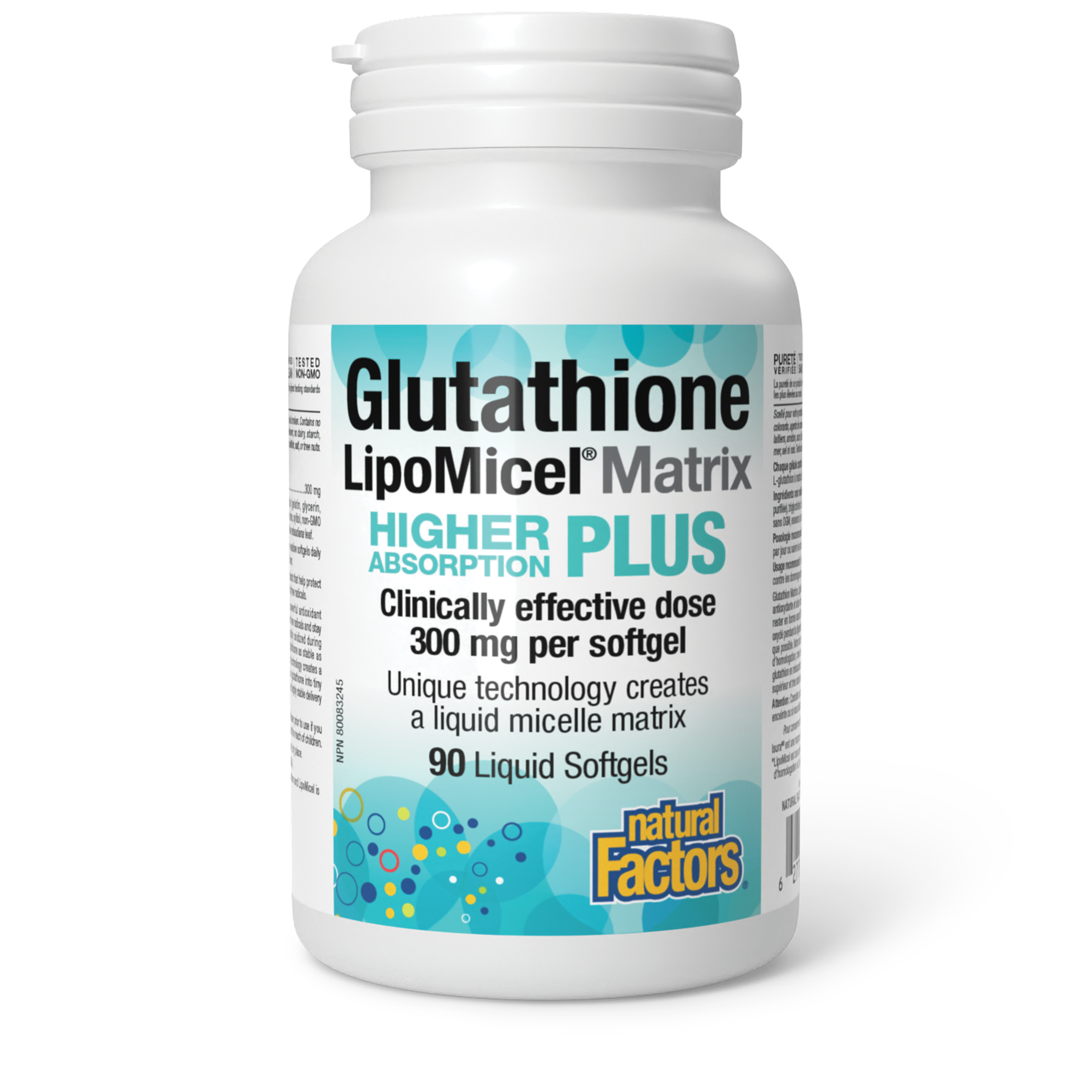 Natural Factors Glutathione LipoMicel® Matrix