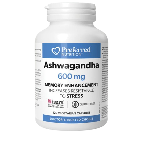 Preferred Nutrition Ashwagandha 600 mg