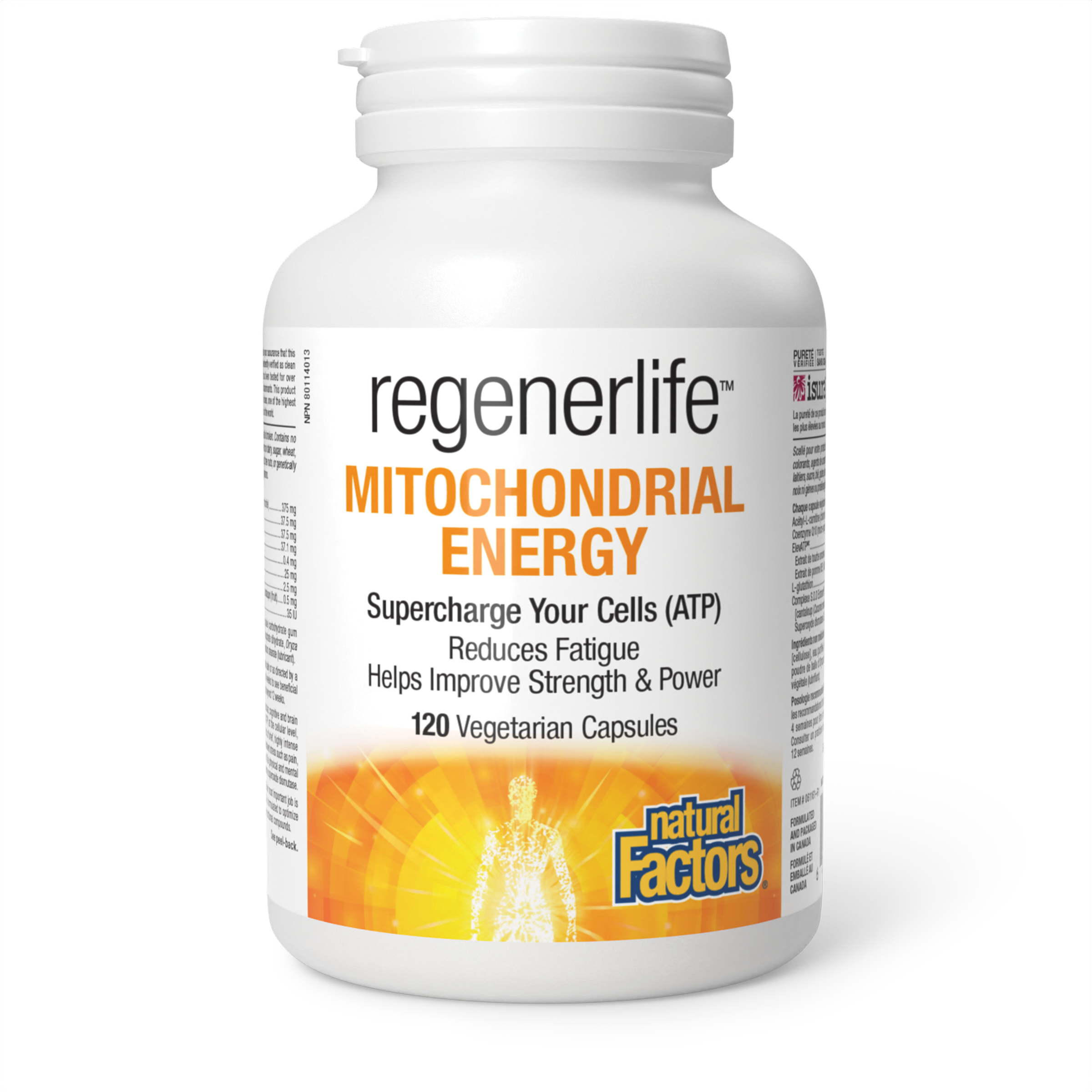 Natural Factors Regenerlife Mitochondrial Energy, 120 VCaps