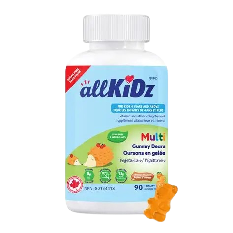 AllKidz Plant Based Multi Gummy Bears (Vegetarian)