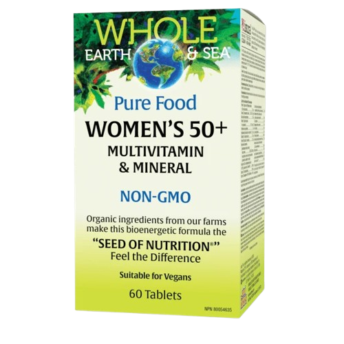 Whole Earth & Sea Pure Food Women’s 50+ Multivitamin & Mineral - 60 Tablets