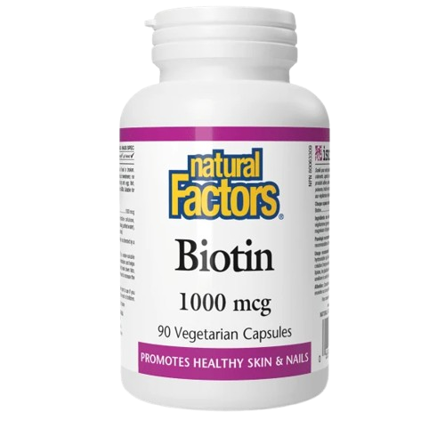 Natural Factors Biotin 1000 mcg - 90 VCaps