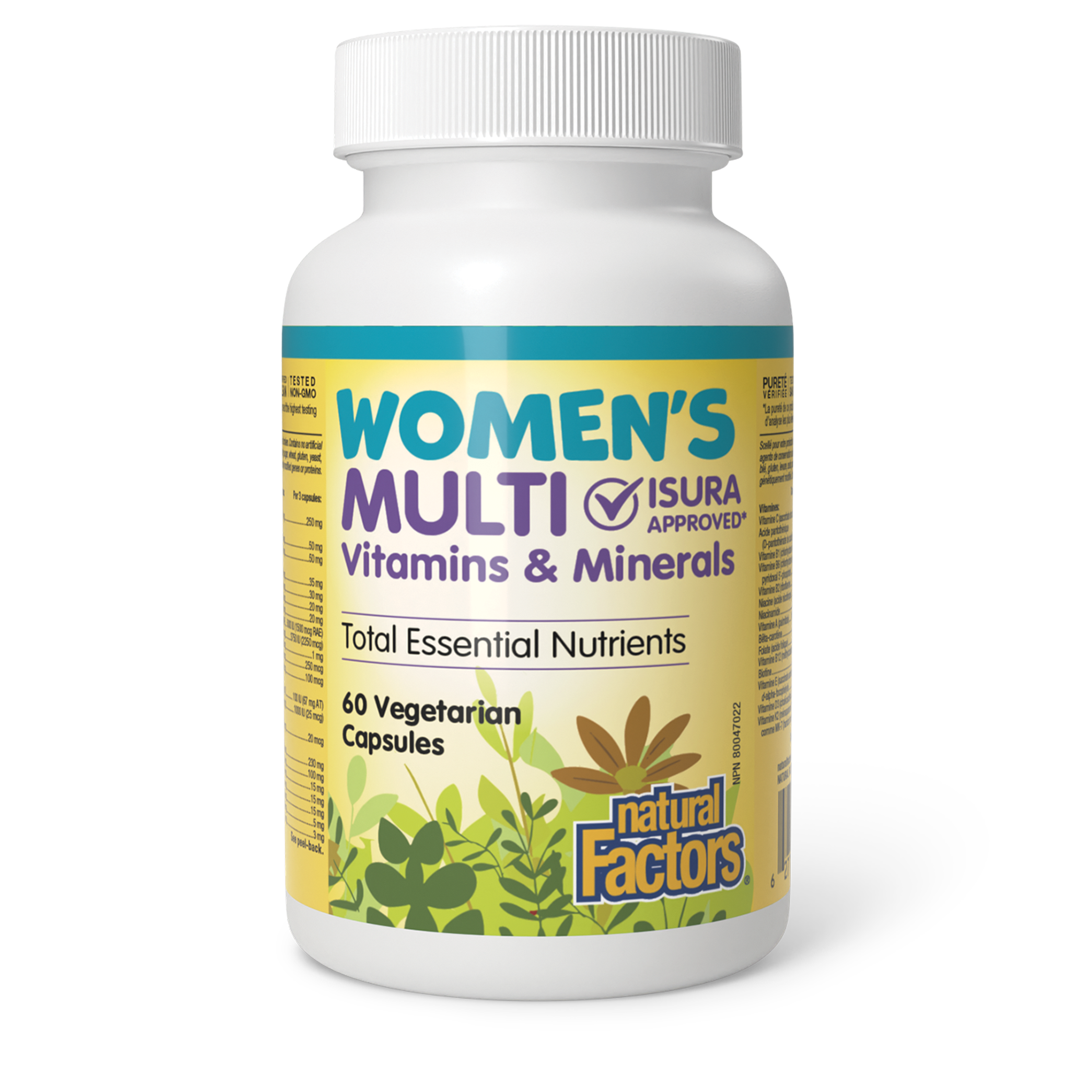 Natural Factors Big Friends Women’s Multi Vitamins & Minerals, 60 VCaps