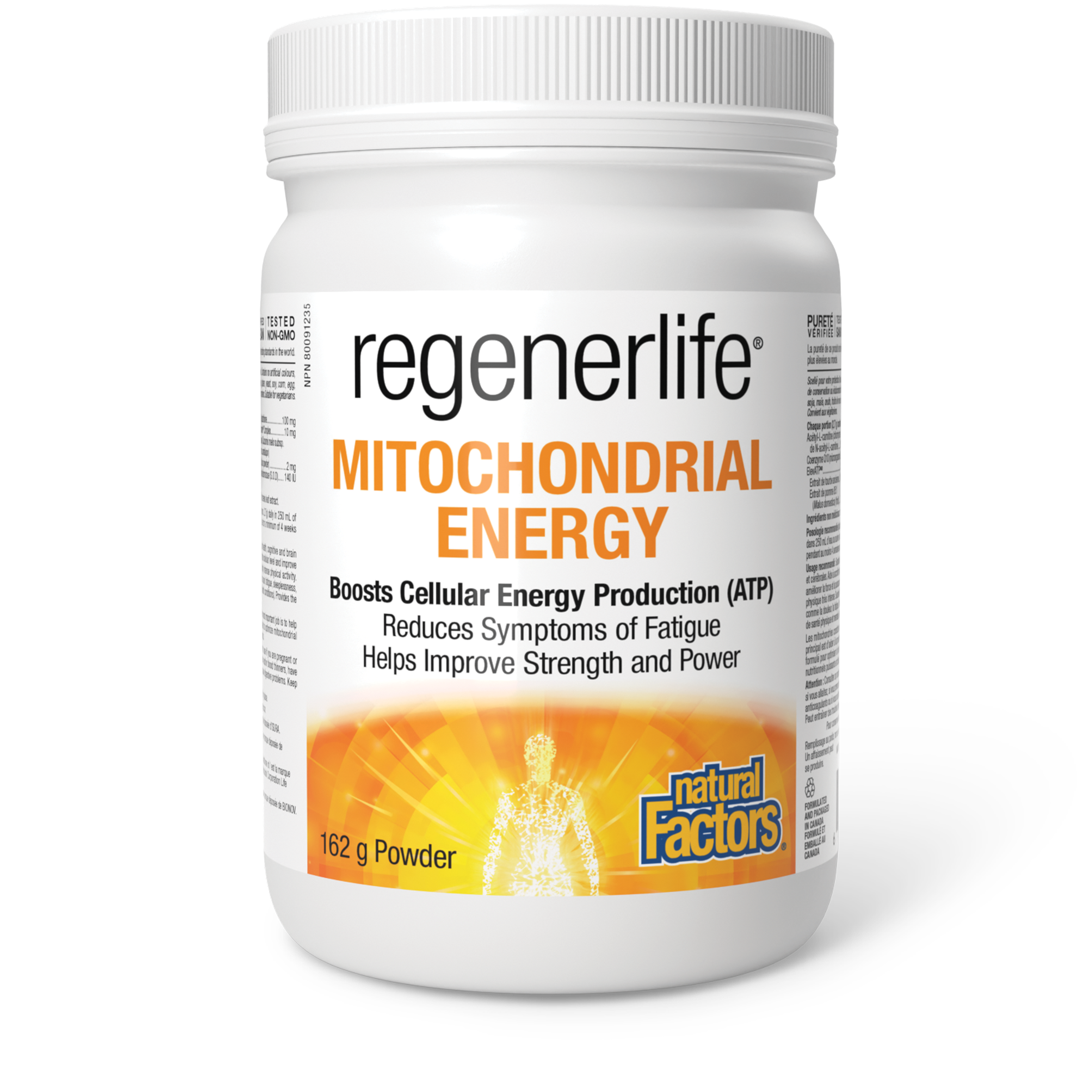 Natural Factors Regenerlife Mitochondrial Energy, 162g