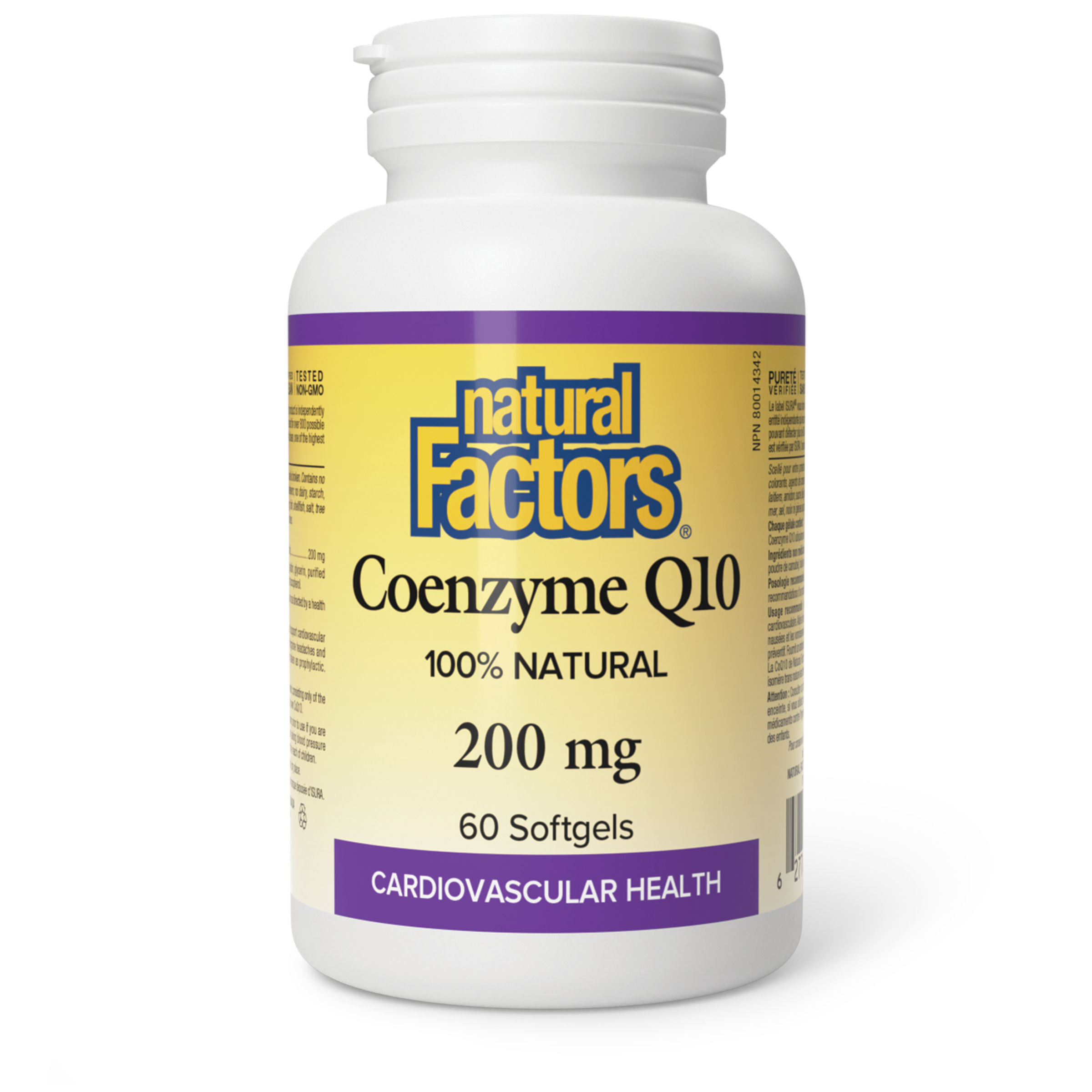 Natural Factors Coenzyme Q10 200 mg - 60 Softgels
