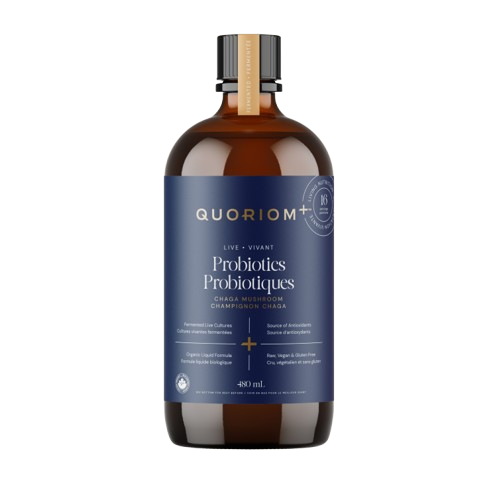 Quoriom+ Live Probiotics – Chaga Mushroom, 480ml