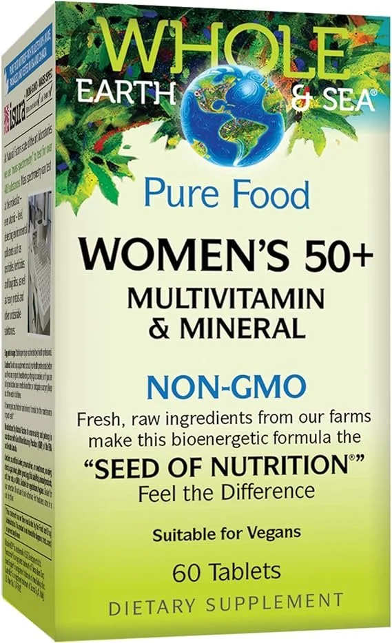 Whole Earth & Sea Pure Food Women’s 50+ Multivitamin & Mineral