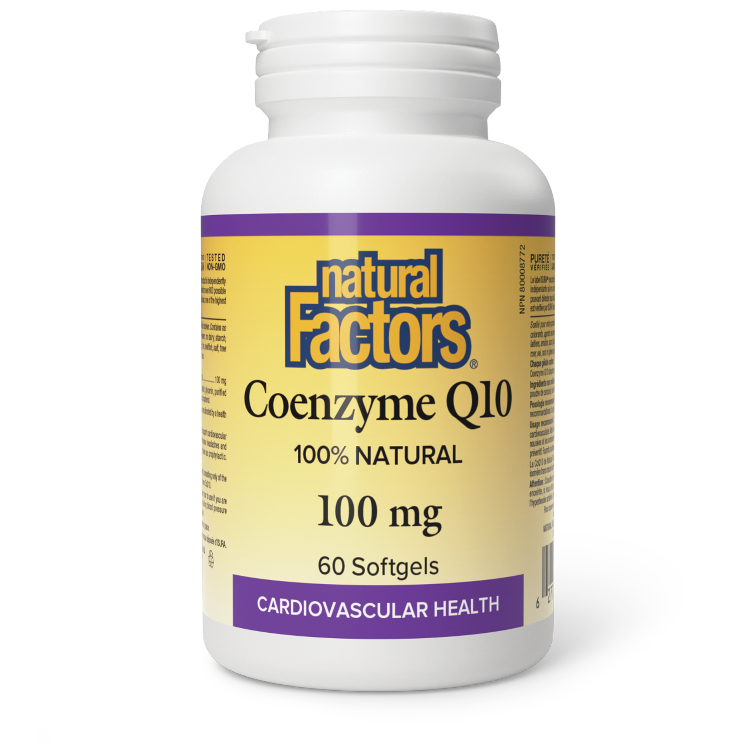 Natural Factors Coenzyme Q10 100 mg - 60 Softgels