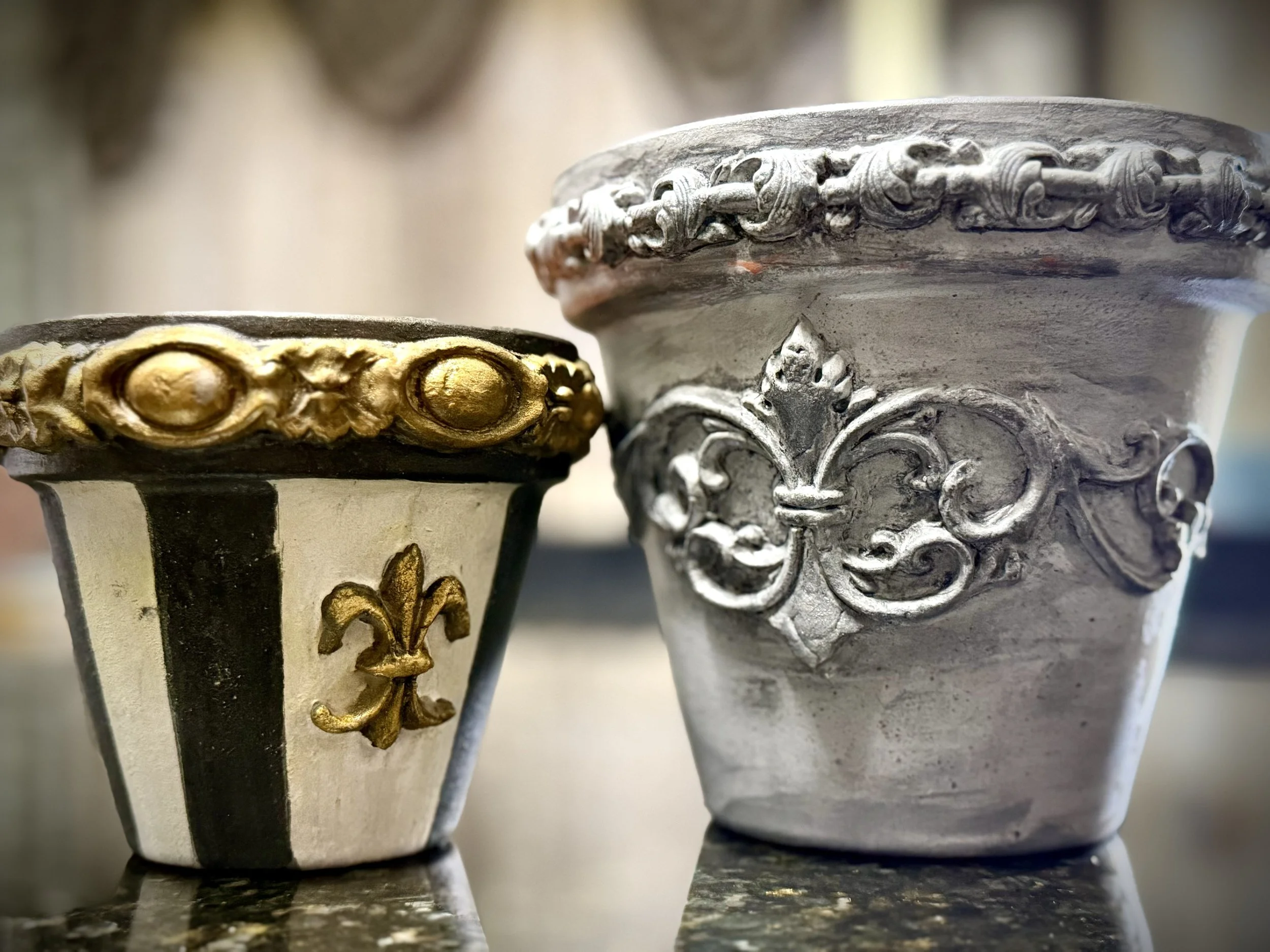 Paper Clay Vintage Pots (2 Pt. Series)