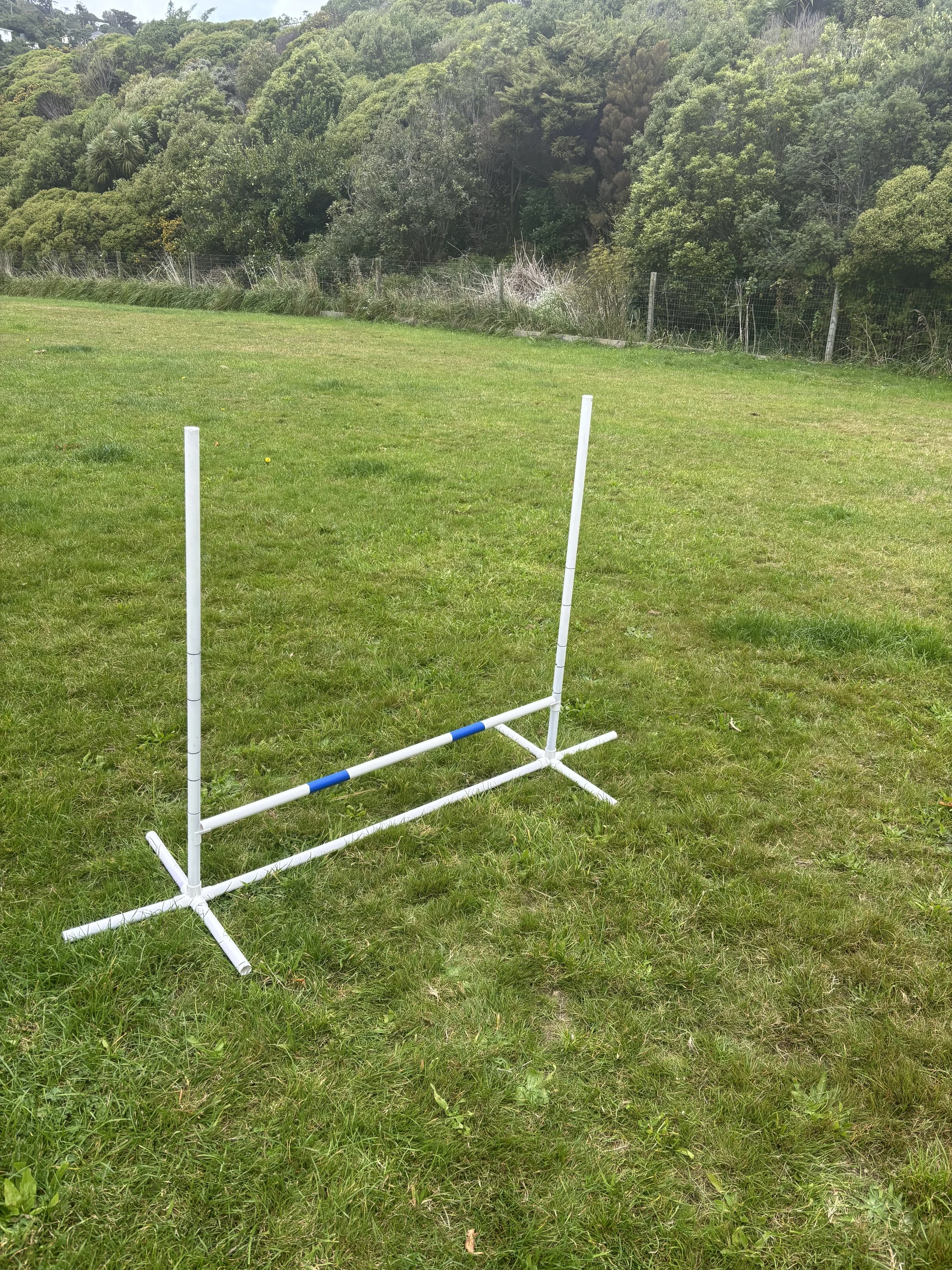 4 Portable PVC Dog Agility Jump Sets