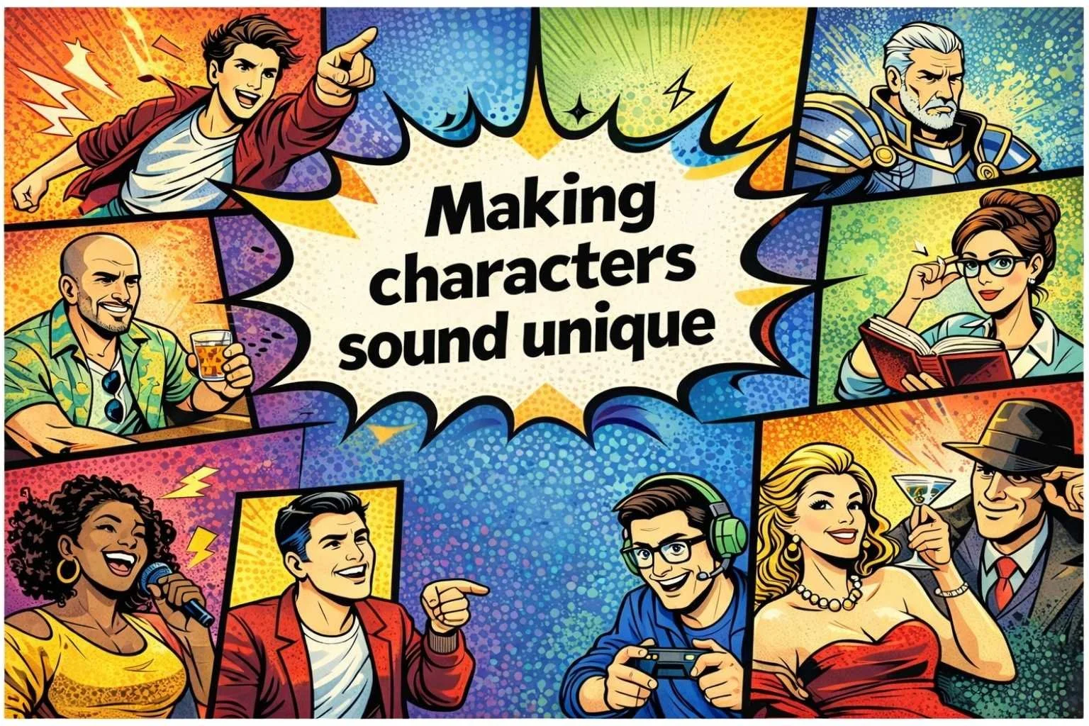 Making characters sound unique: 6 practical tips