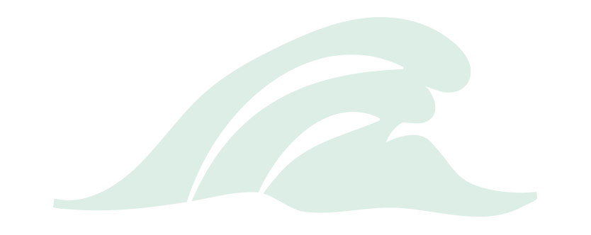 A stylized illustration of a breaking wave.