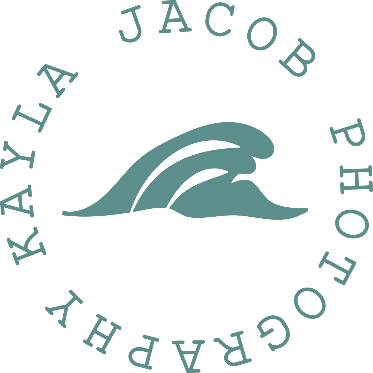 A stylized logo with the words "JACOB PHELPS GALLERY" in a circular pattern around a graphic resembling a wave or a flowing piece of cloth.