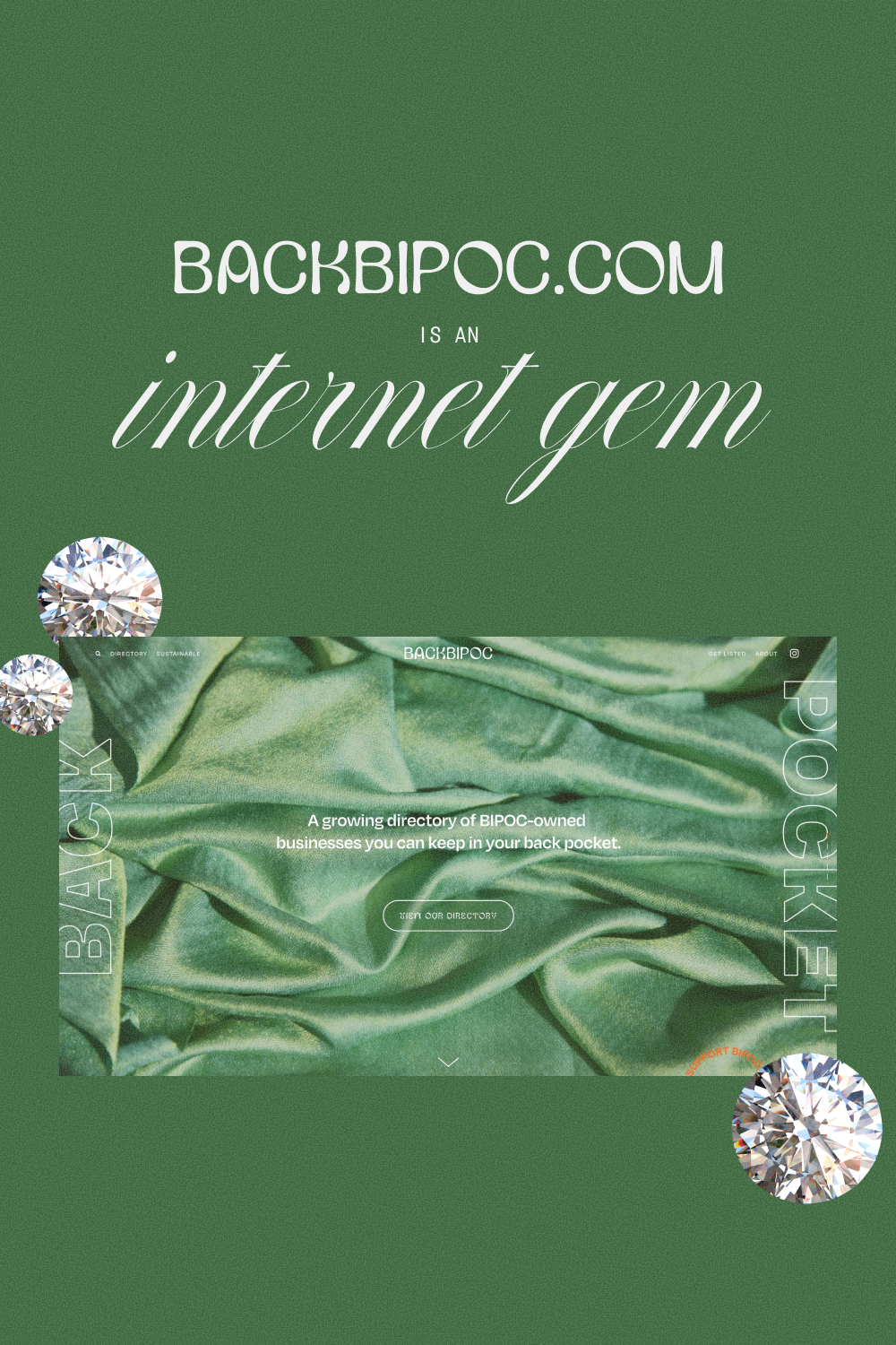 backBIPOC is featured on ilovecreatives Internet Gems!