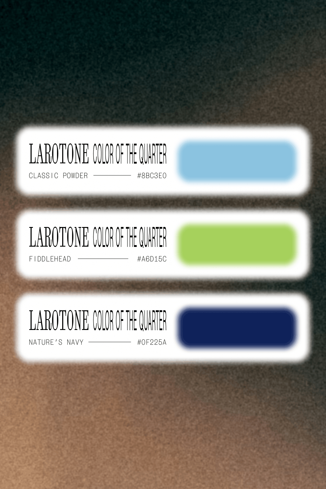 Our team’s favorite colors in Design going into 2026