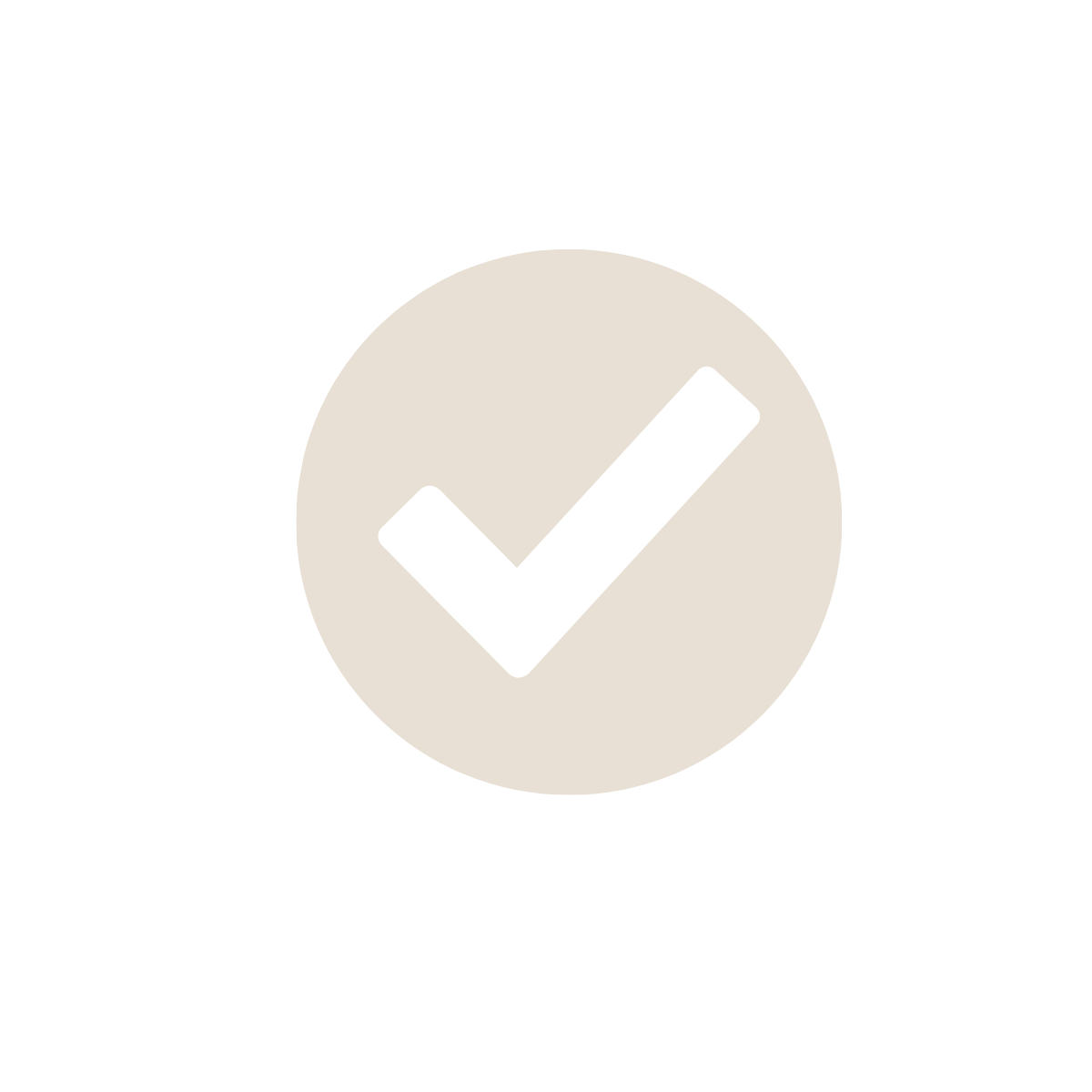 Checkmark icon inside a circle with the words 'Task completed' above it.