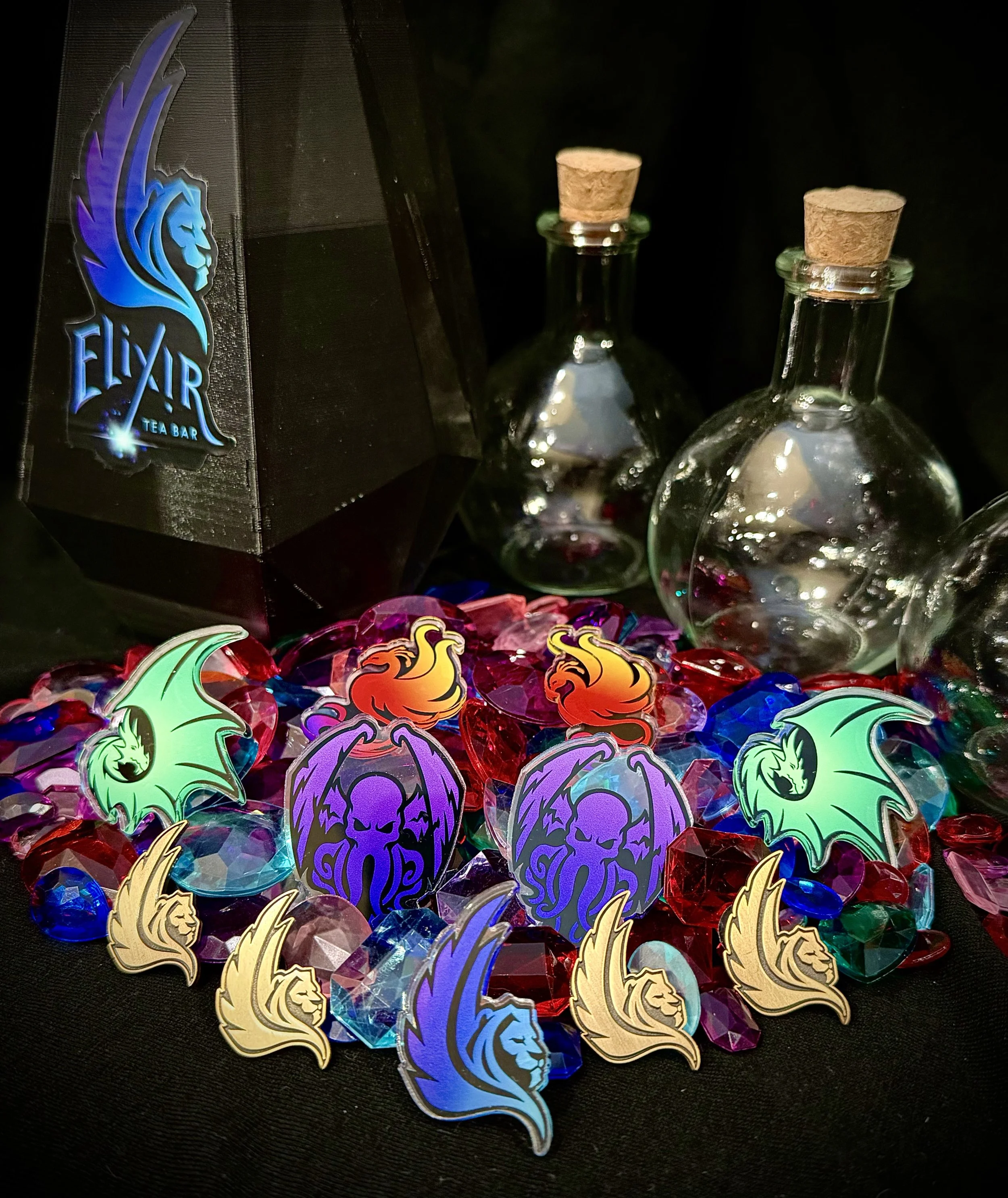 Display of Logo designs as Pins.