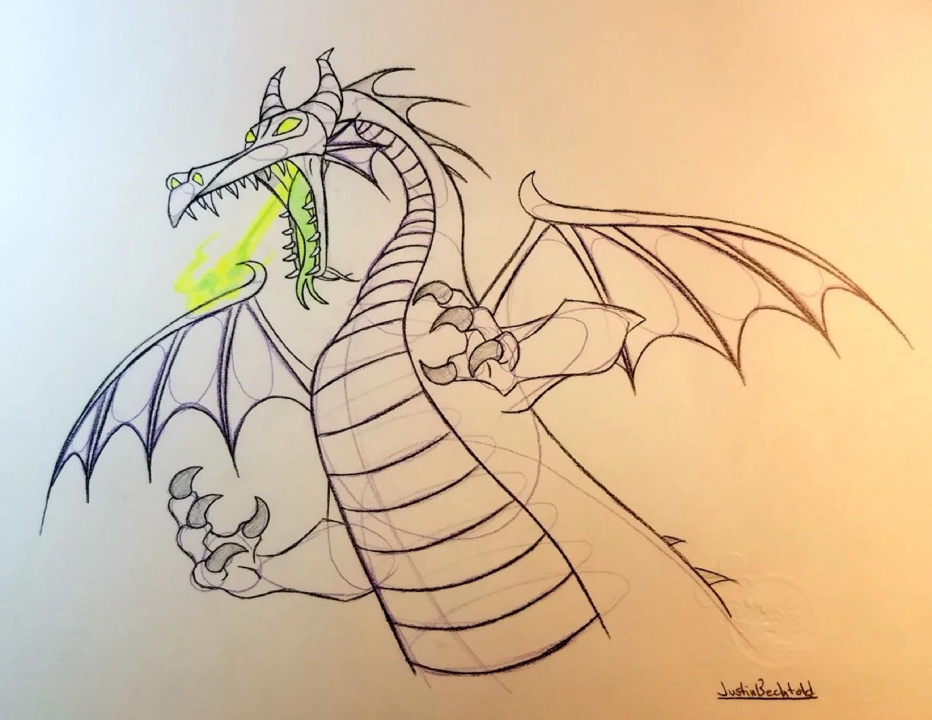 Maleficent Dragon sketch