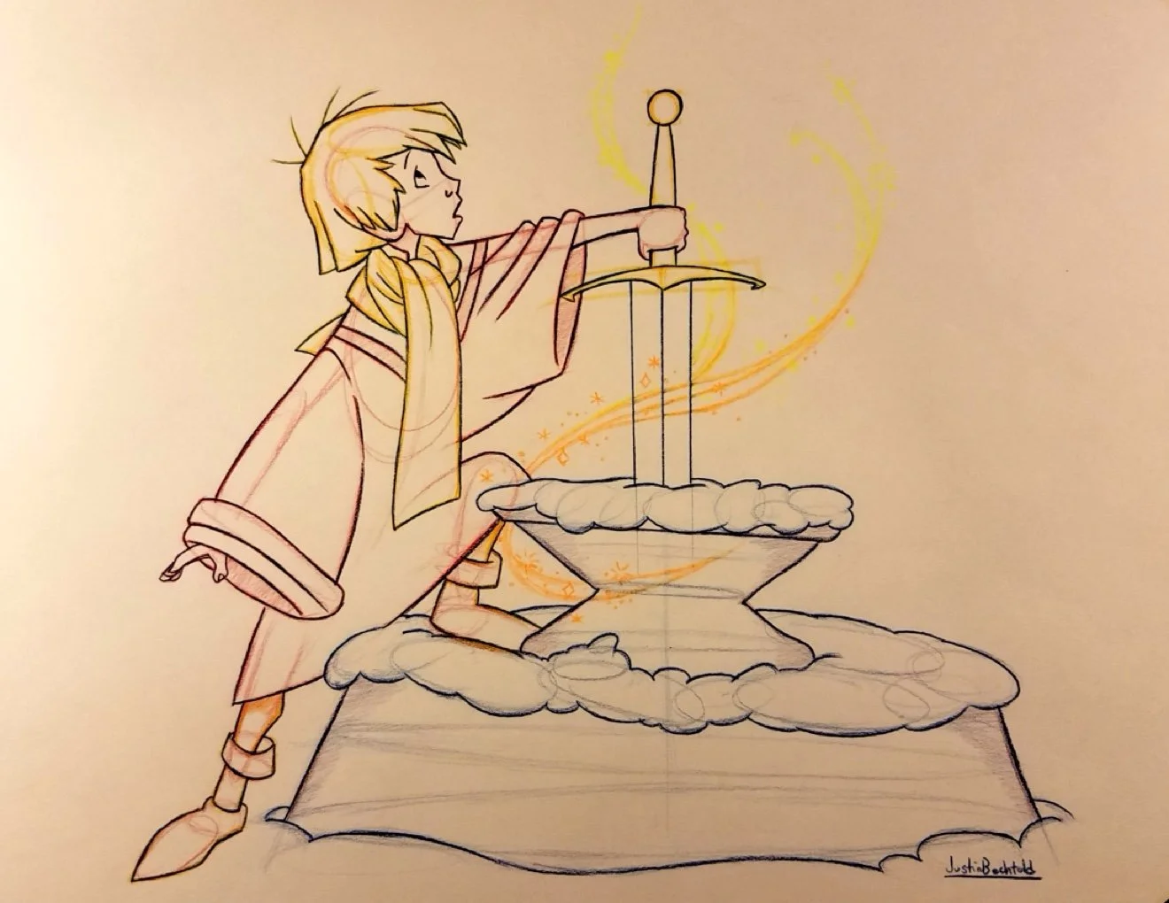 Sword in the Stone sketch