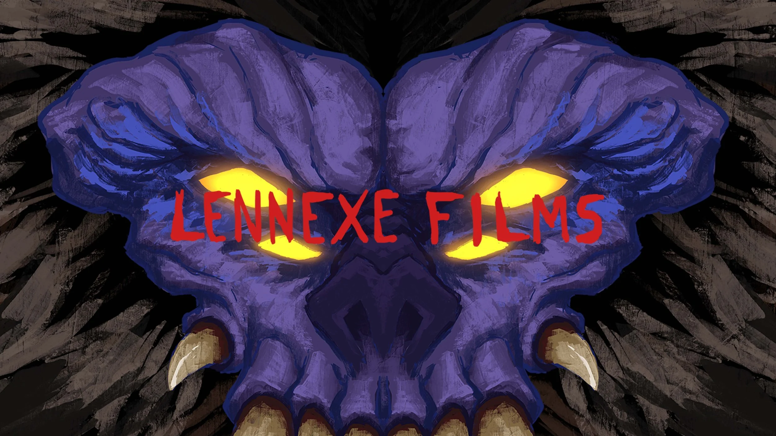Credit sequence: Monster's eyes, close up with Lennexe Films logo.